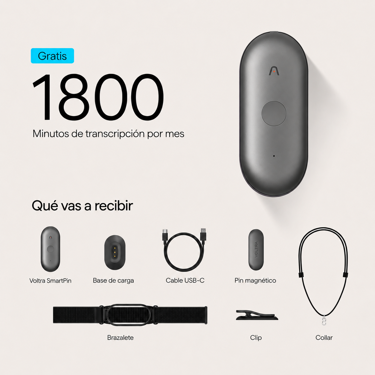 Voltra SmartPin | Tu Segundo Cerebro con IA