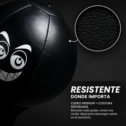 VOLTRABOX™: Bolsa de Boxeo Para Escritorio/ Vidrio Aliviador de Estrés con Ventosa