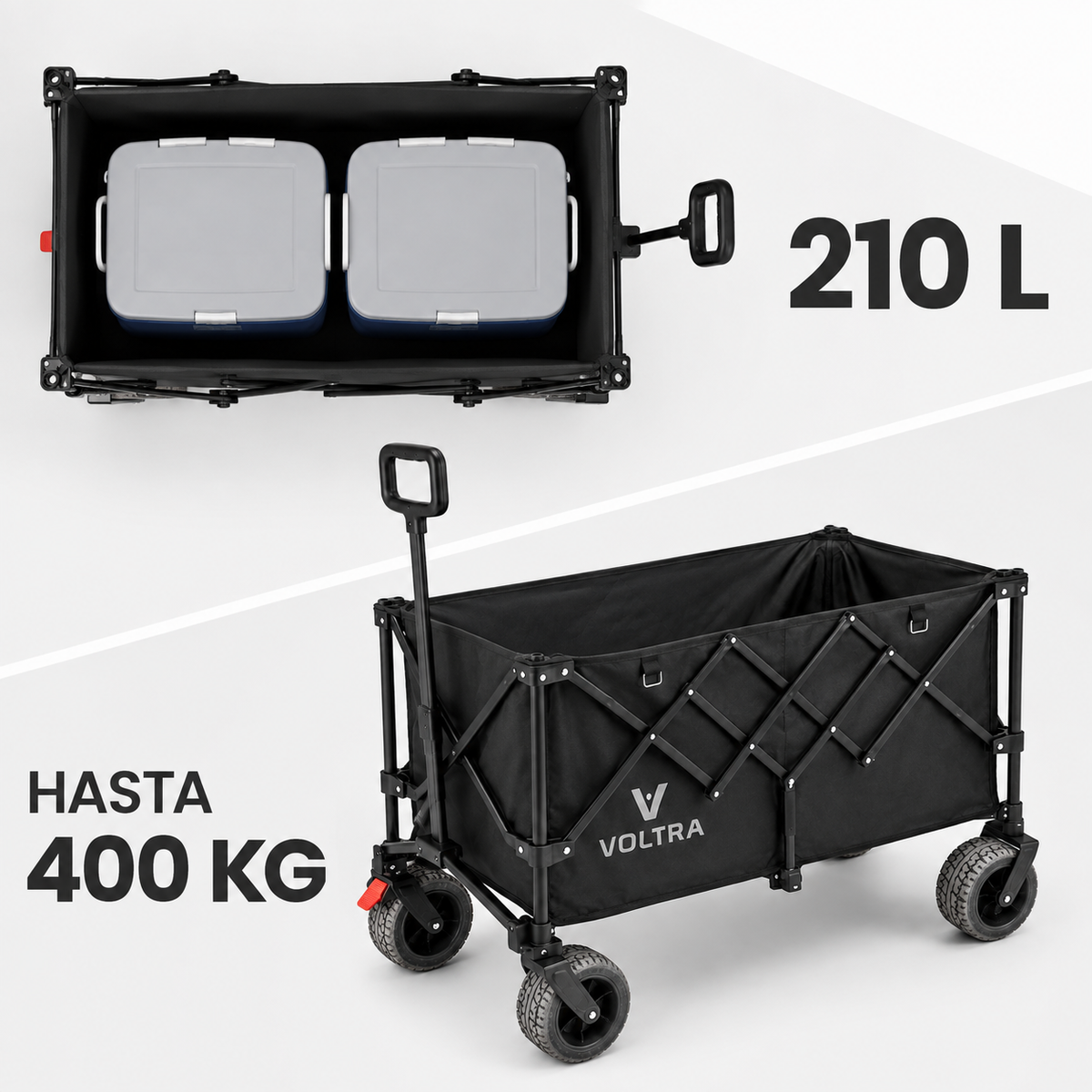 Carro Voltra | Plegable, Reforzado y Compacto