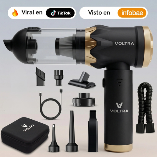 Aspiradora de Mano Inalámbrica Voltra® 3 en 1 Black Edition