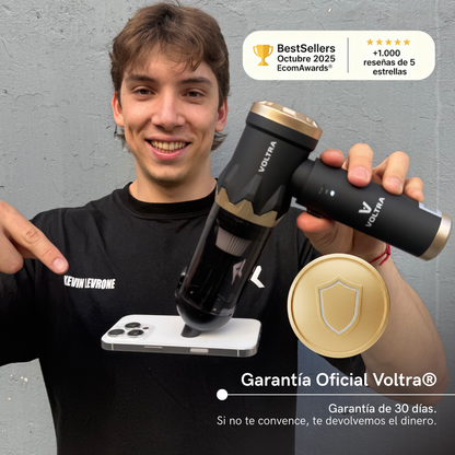 Aspiradora de Mano Inalámbrica Voltra® 3 en 1 Black Edition 🌞