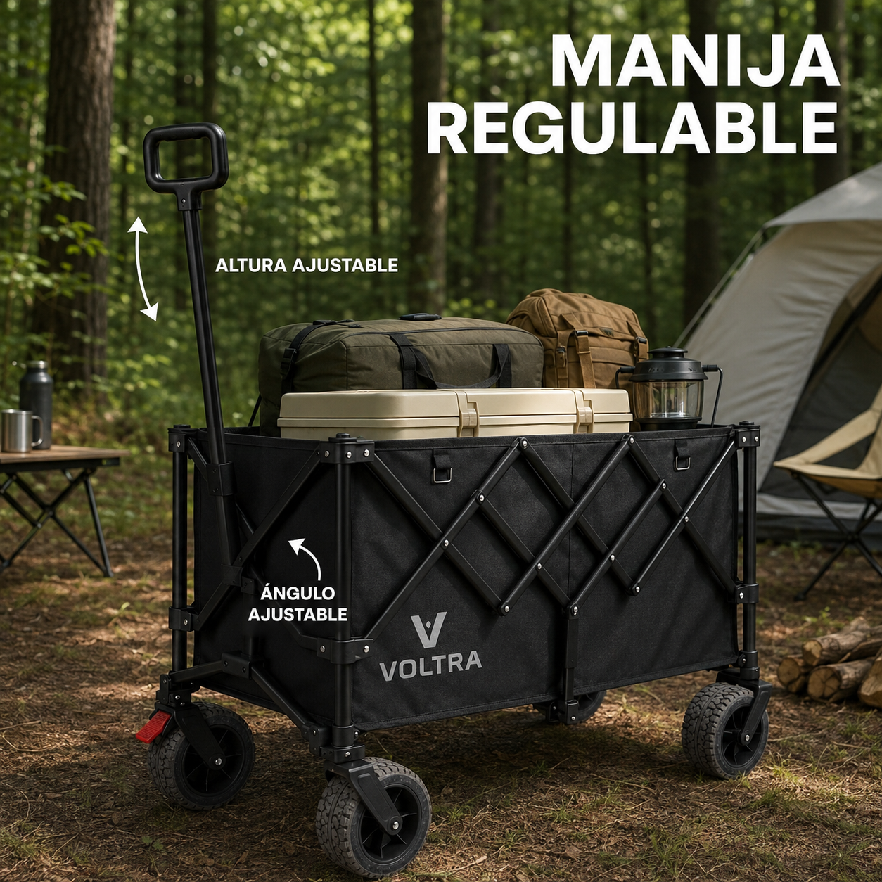 Carro Voltra | Plegable, Reforzado y Compacto