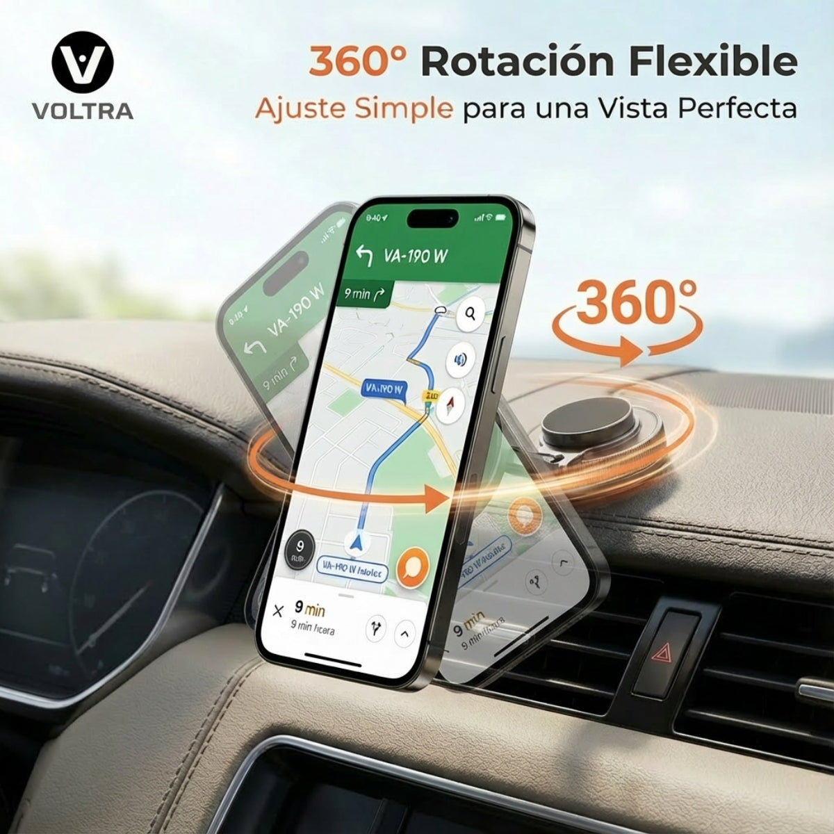 MagCel® PRO Soporte Magnético Con Giro 360°