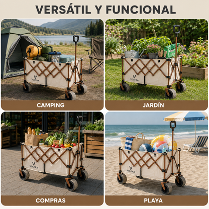 Carro Voltra | Plegable, Reforzado y Compacto