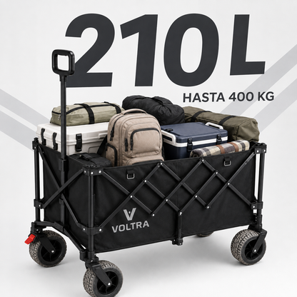 Carro Voltra | Plegable, Reforzado y Compacto