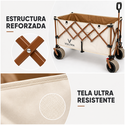 Carro Voltra | Plegable, Reforzado y Compacto