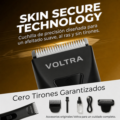 Afeitadora Corporal Anti-Cortes Voltra® Sumergible IPX7 (Zonas Sensibles)