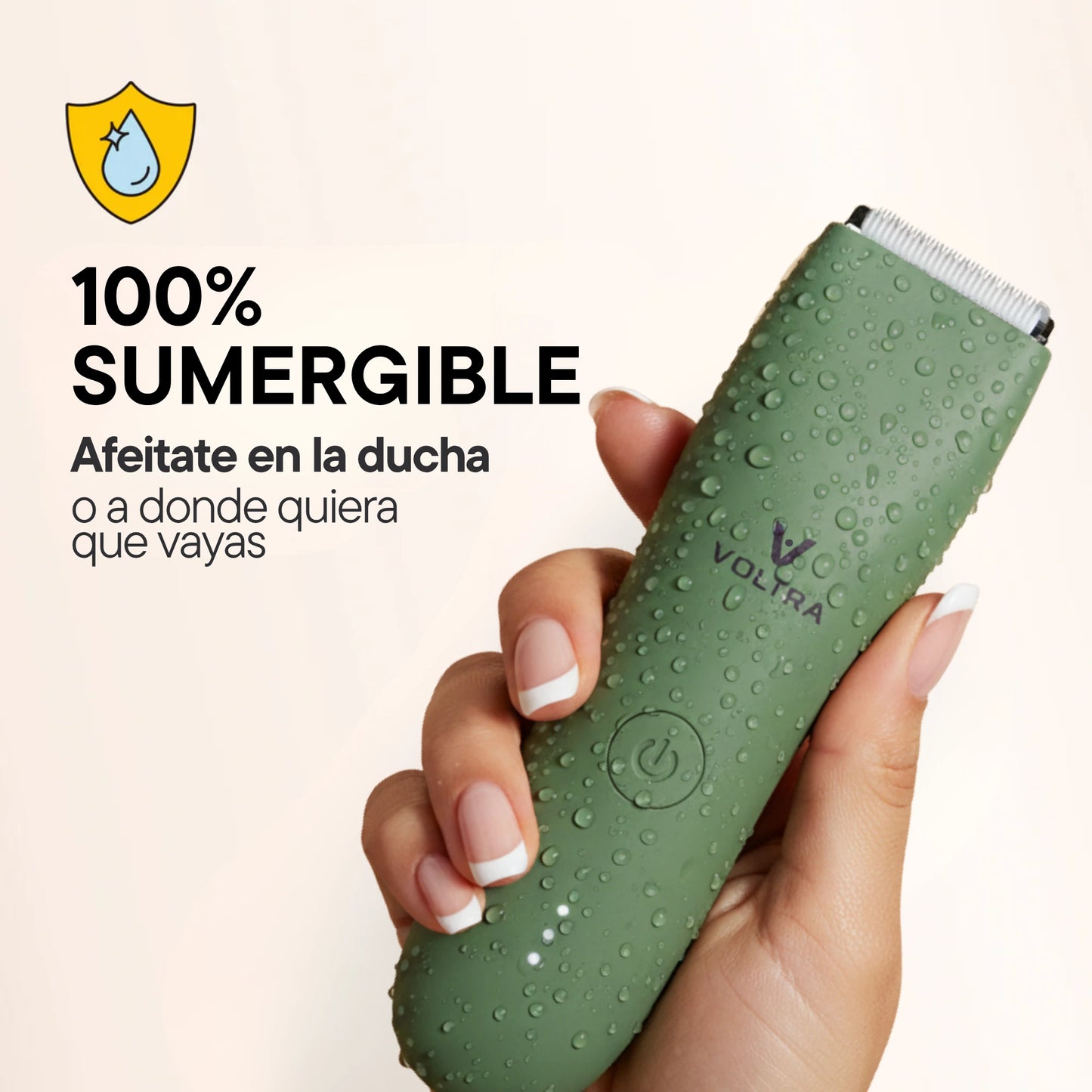 Aveline™ by Voltra – Afeitadora Anti-cortes 100% Sumergible