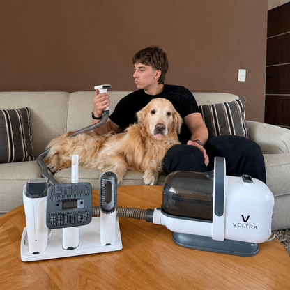 Aspiradora para Mascotas Voltra | Kit Grooming Perros y Gatos