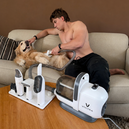 Aspiradora para Mascotas Voltra | Kit Grooming Perros y Gatos