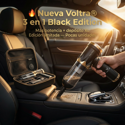 Aspiradora de Mano Inalámbrica Voltra® 3 en 1 Black Edition 🌞