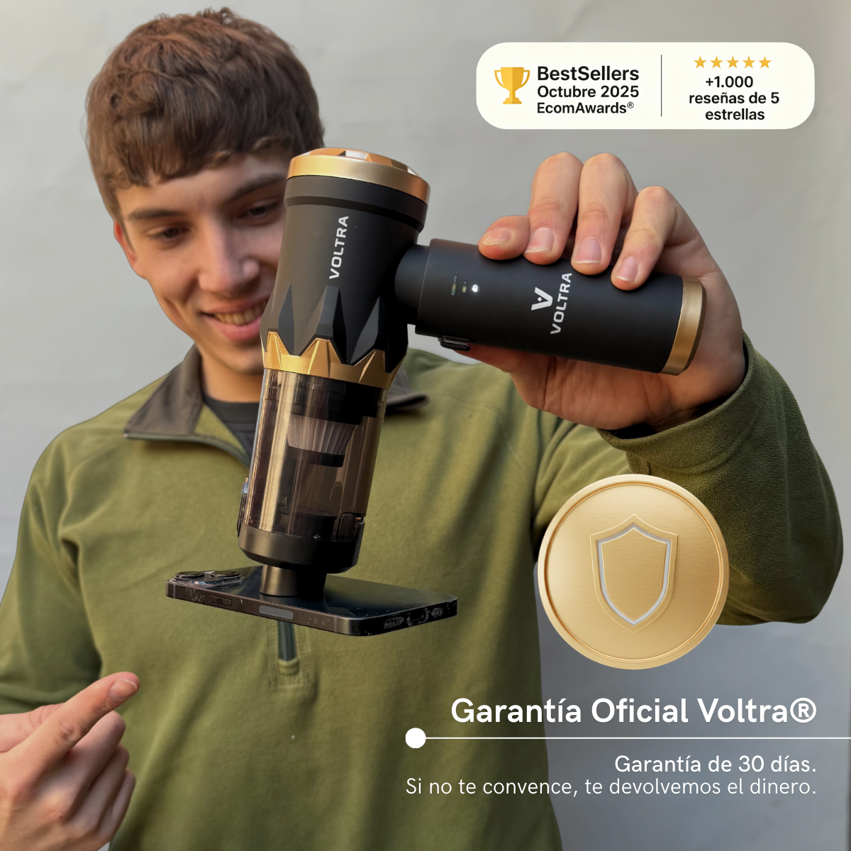 Aspiradora Inalámbrica Voltra® 3 en 1