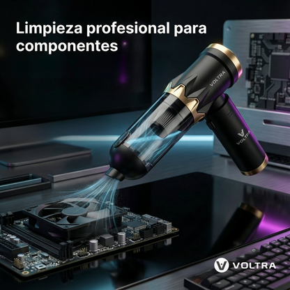 Aspiradora de Mano Inalámbrica Voltra® 3 en 1 Black Edition 🌞