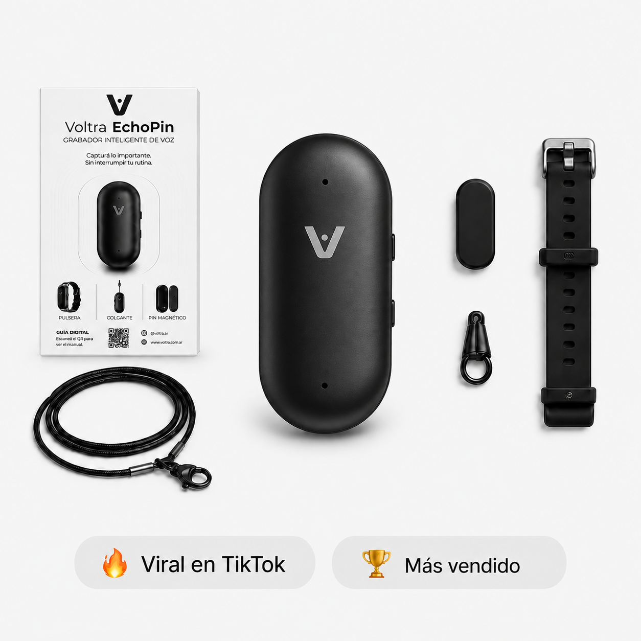 Voltra Pin | Grabá cada instante