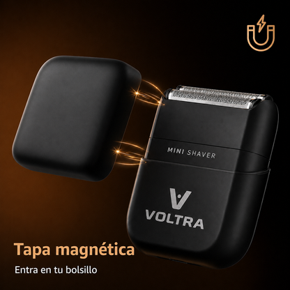 Mini Shaver Voltra│Afeitadora Facial Sumergible IPX7 (Barba y Cabello)