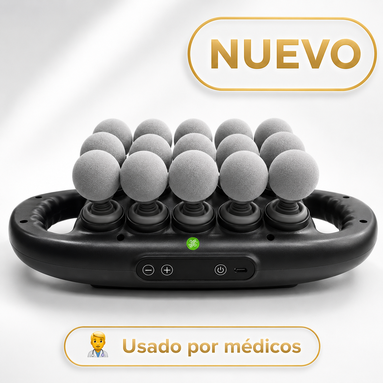 RELAXIT™: Masajeador de Cuello, Espalda y Hombros de 16 Cabezales