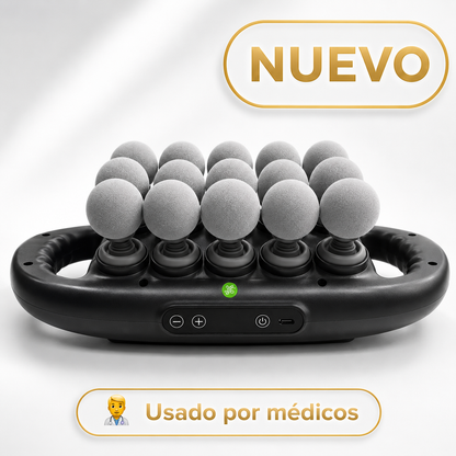 RELAXIT™: Masajeador de Cuello, Espalda y Hombros de 16 Cabezales