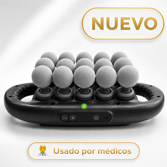 RELAXIT™: Masajeador de Cuello, Espalda y Hombros de 16 Cabezales