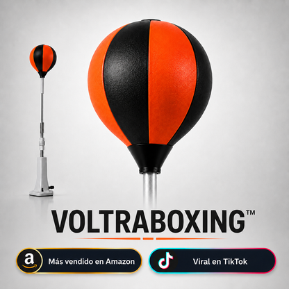 VOLTRABOXING™: Bolsa de Boxeo con Altura Regulable Antiestrés
