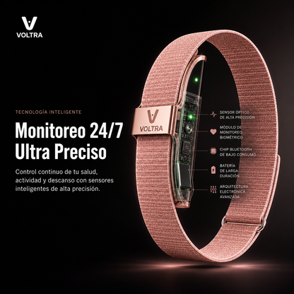 Voltra Brazelet™ | Pulsera Inteligente para Salud y Deporte