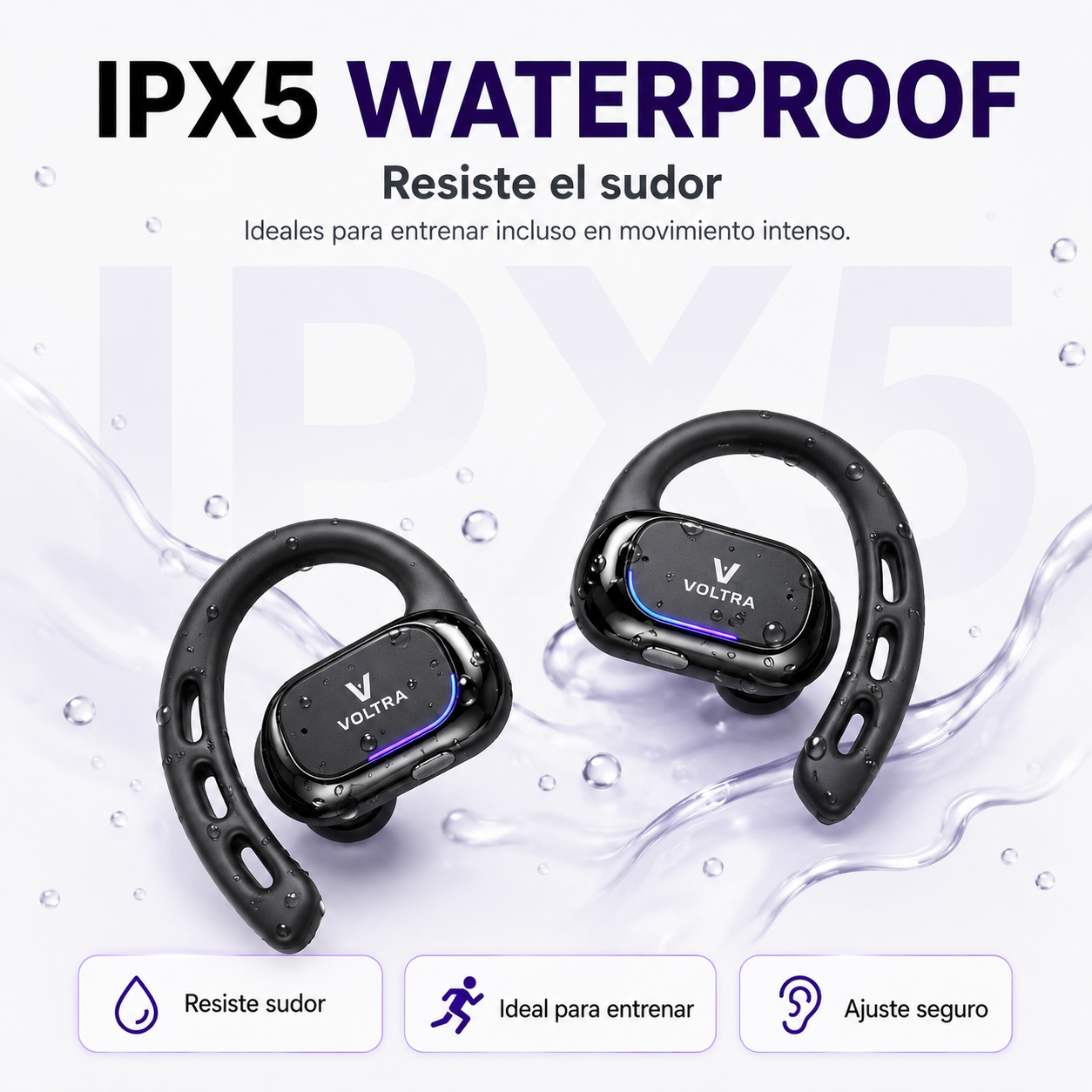 Auriculares Bluetooth Inalámbricos Voltra Pro Run 1 | Sonido de Alta Calidad