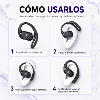 Auriculares Bluetooth Inalámbricos Voltra Pro Run 1 | Sonido de Alta Calidad