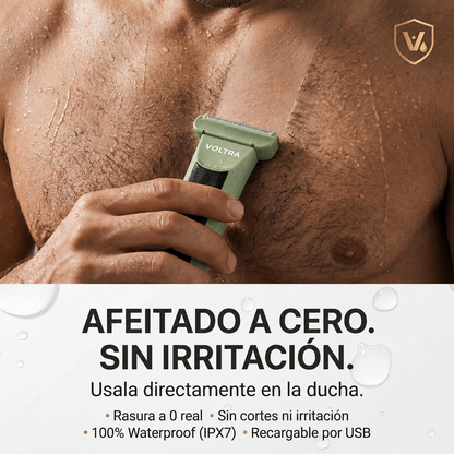 Afeitadora Corporal Anti-Cortes Voltra® Sumergible IPX7 (Zonas Sensibles)