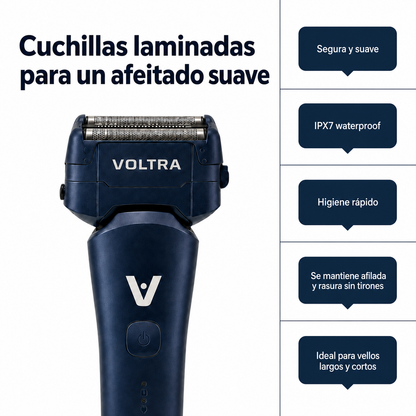 Afeitadora Corporal Voltra Blade Pro | Sumergible, Sin Cortes, Sin Lastimaduras
