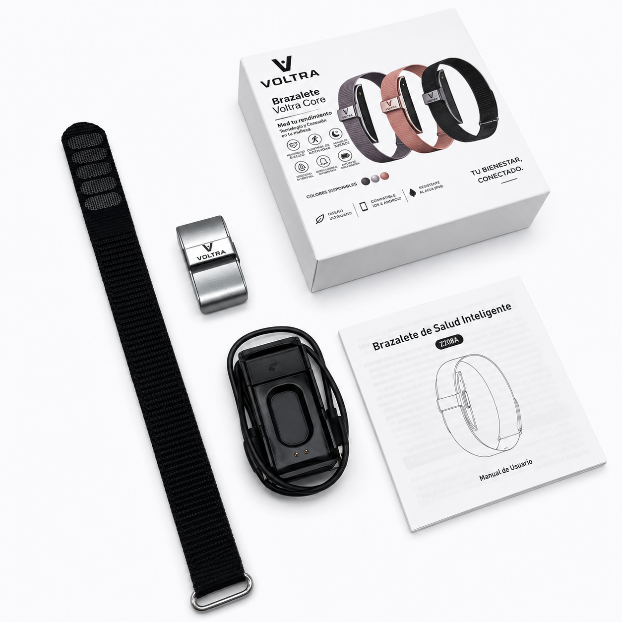 Voltra Brazelet™ | Pulsera Inteligente para Salud y Deporte