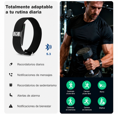 Voltra Brazelet™ | Pulsera Inteligente para Salud y Deporte