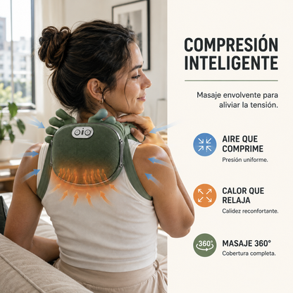 Palm™: Masajeador Shiatsu Cuello Espalda Con Calor