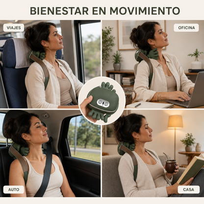 Palm™: Masajeador Shiatsu Cuello Espalda Con Calor