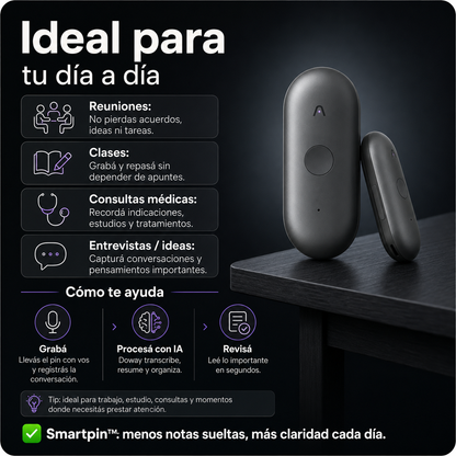 Voltra Pin | Grabá cada instante