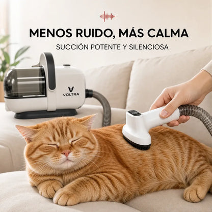 Aspiradora para Mascotas Voltra | Kit Grooming Perros y Gatos