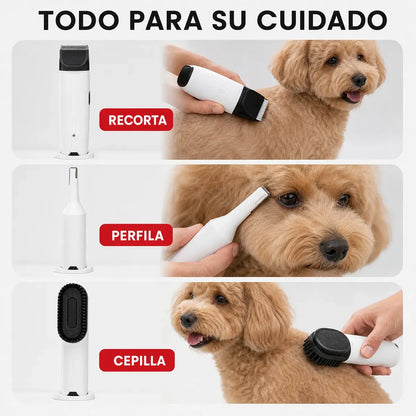 Aspiradora para Mascotas Voltra | Kit Grooming Perros y Gatos