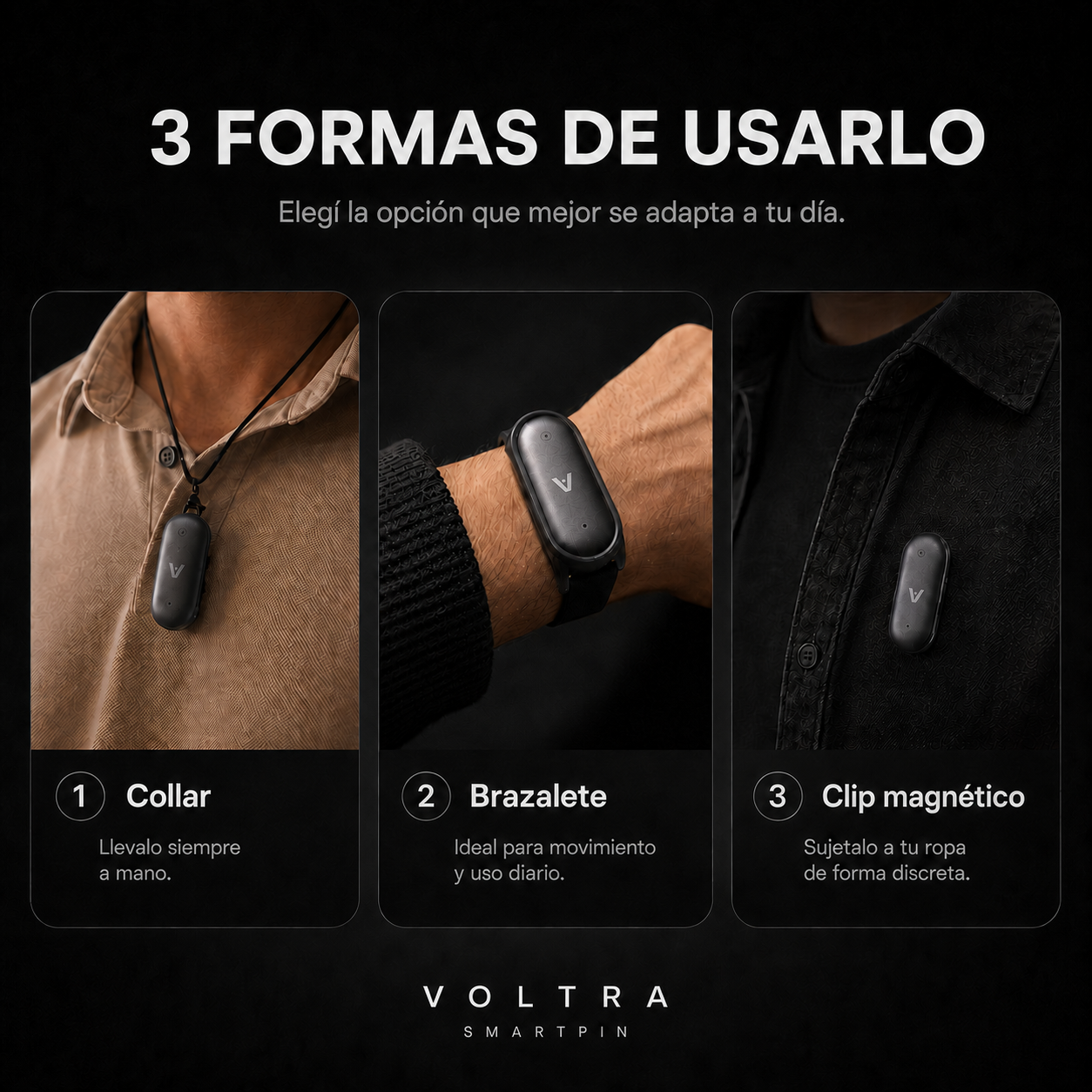 Voltra Pin | Grabá cada instante