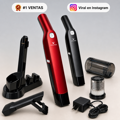 Aspiradora Voltra Swift | Alta Potencia - Filtro HEPA Metálico - Base de Carga
