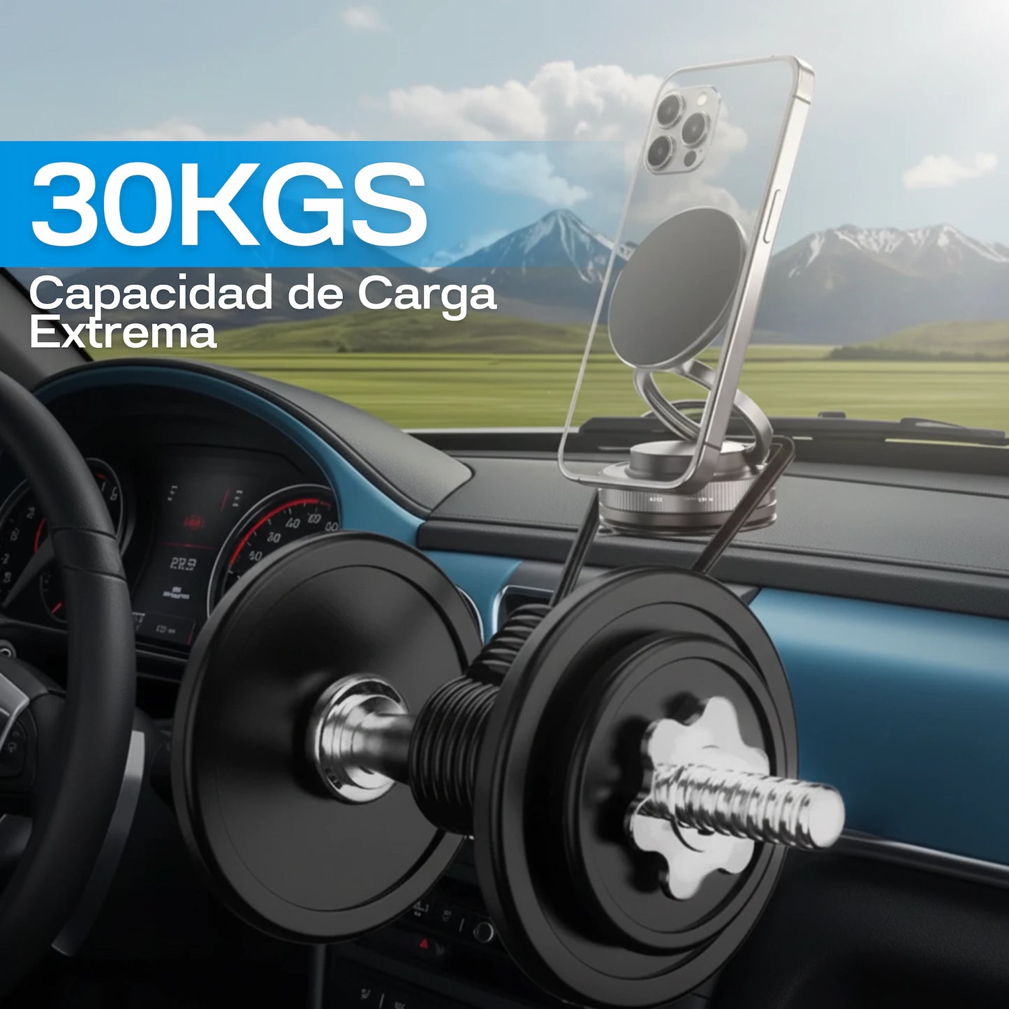 MagCel® PRO Soporte Magnético Con Giro 360°