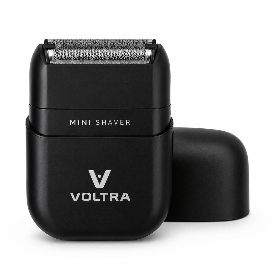 Mini Shaver Voltra│Afeitadora Facial Sumergible IPX7 (Barba y Cabello)