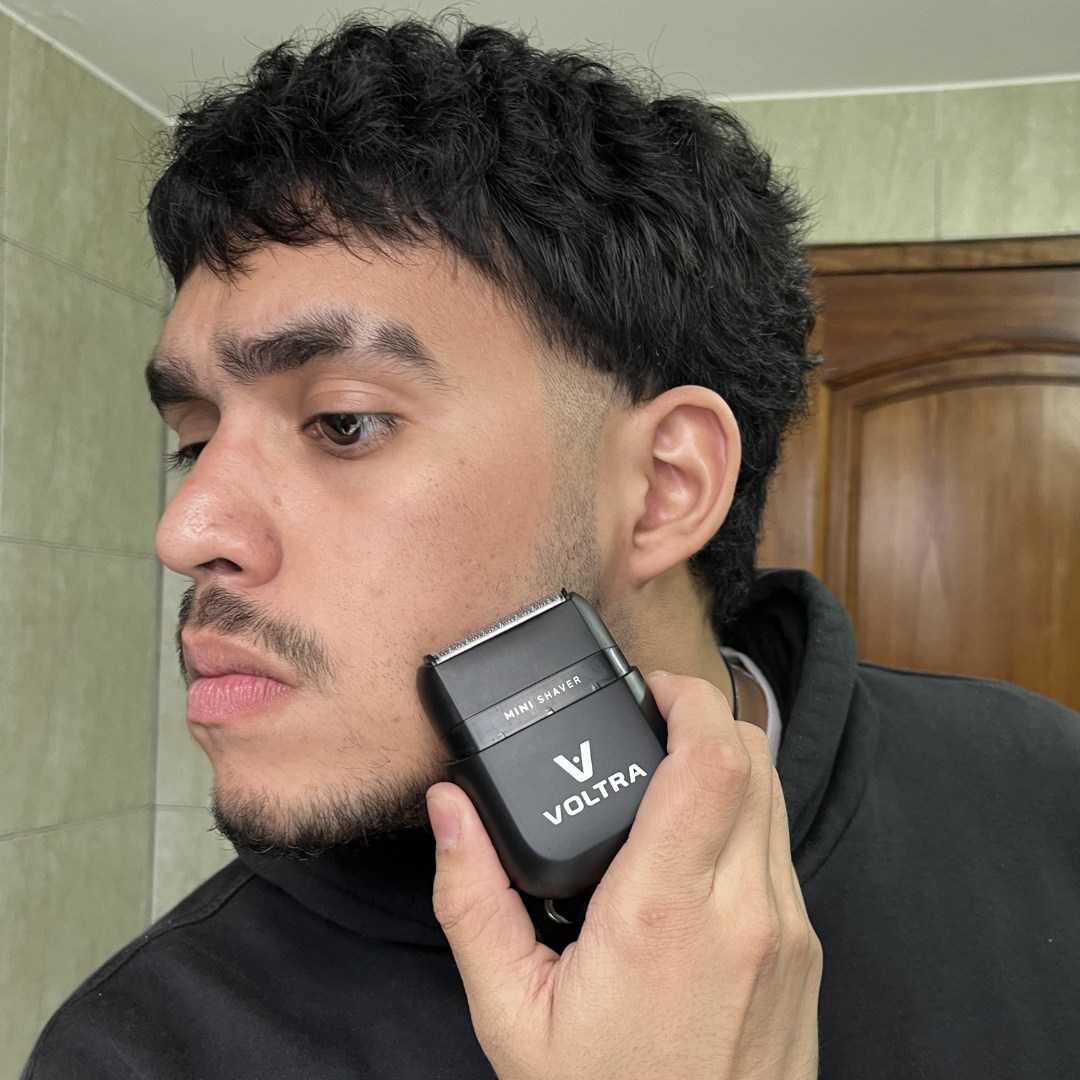 Mini Shaver Voltra│Afeitadora Facial Sumergible IPX7 (Barba y Cabello)