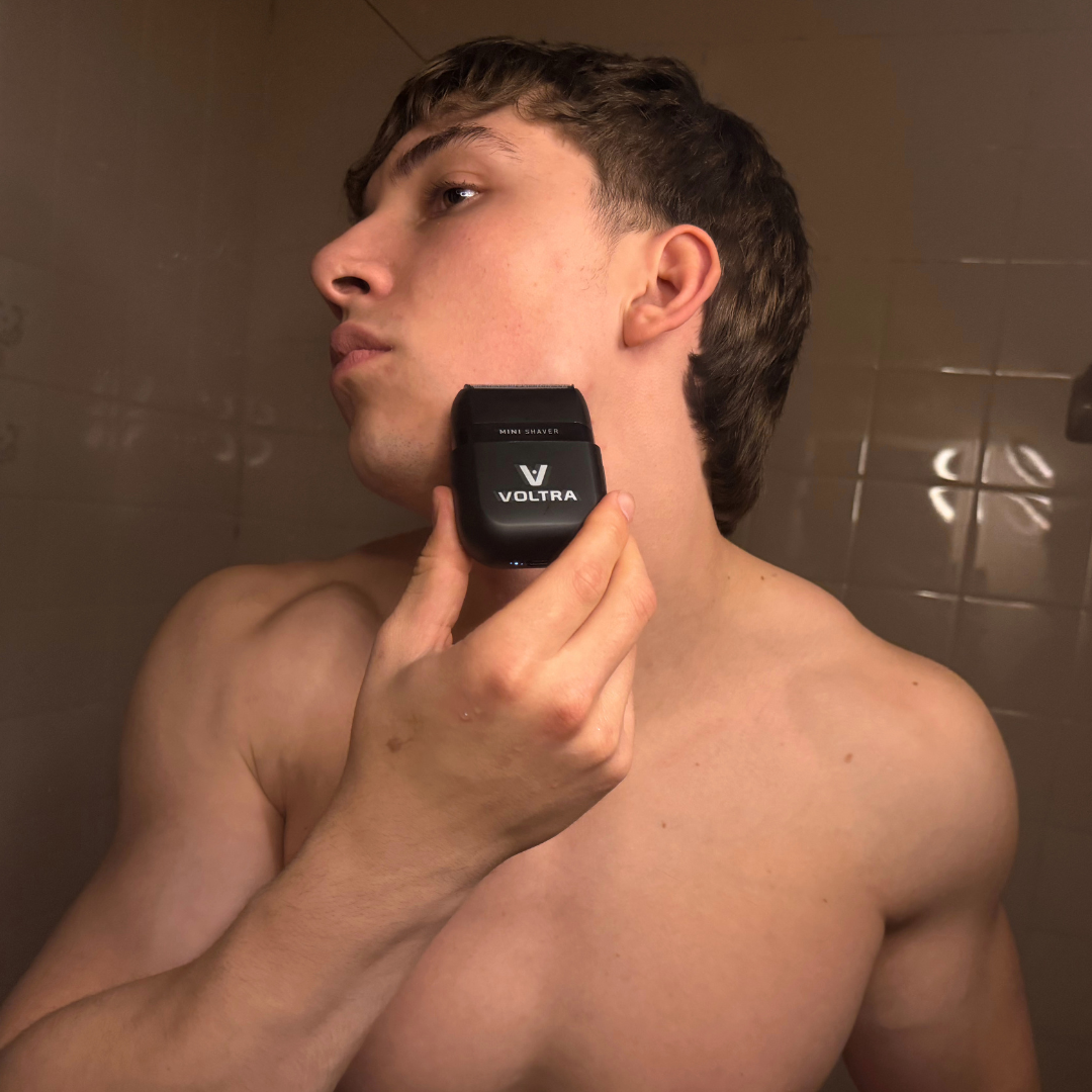Mini Shaver Voltra│Afeitadora Facial Sumergible IPX7 (Barba y Cabello)