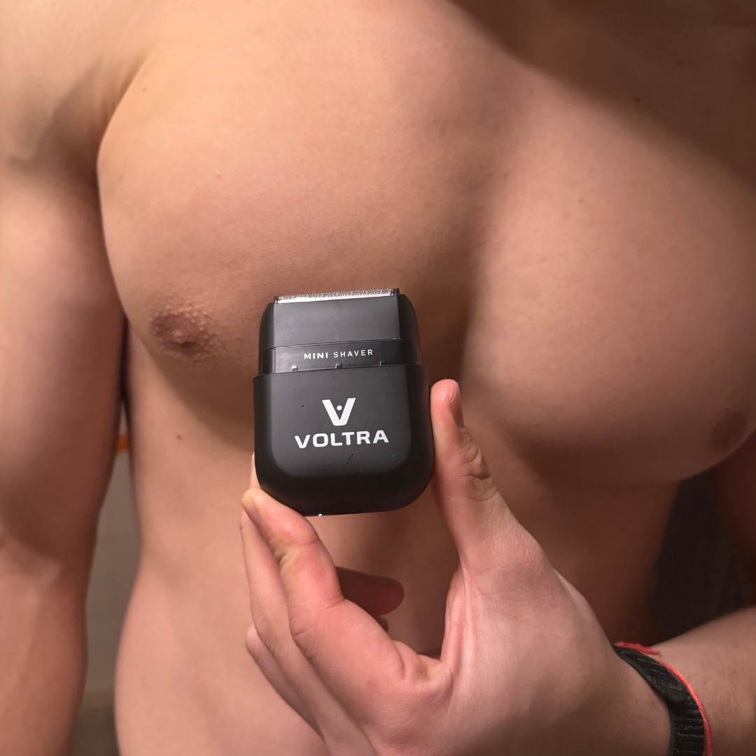 Mini Shaver Voltra│Afeitadora Facial Sumergible IPX7 (Barba y Cabello)