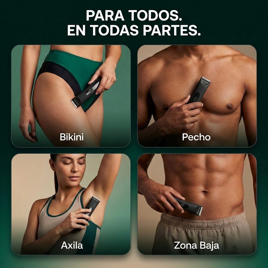 Afeitadora Corporal Anti - Cortes Voltra® Sumergible IPX7 (Zonas Sensibles) - Voltra Argentina