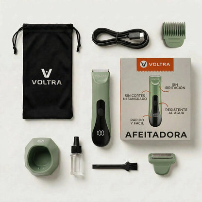 Afeitadora Corporal Anti-Cortes Voltra® Sumergible IPX7 (Zonas Sensibles)