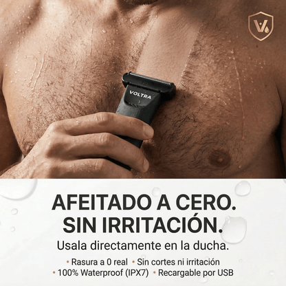Afeitadora Corporal Anti - Cortes Voltra® Sumergible IPX7 (Zonas Sensibles) - Voltra Argentina