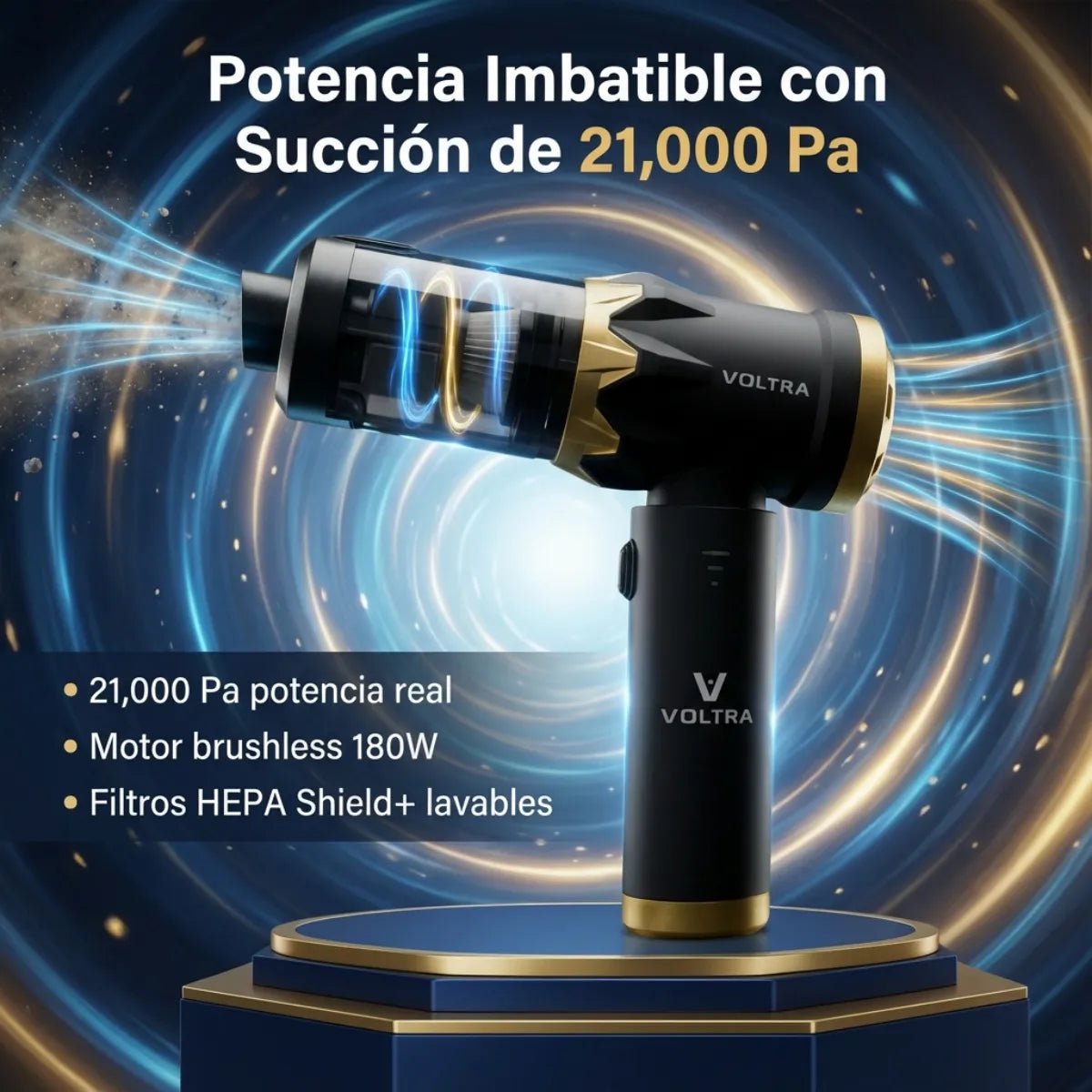 Aspiradora Inalámbrica Voltra® 3 en 1 White Edition - Voltra Argentina