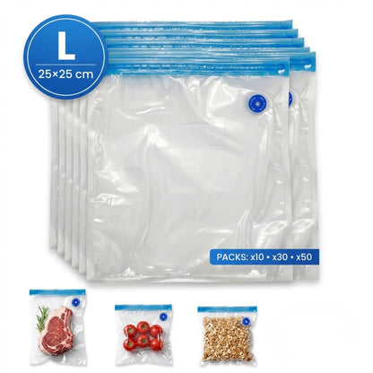 Bolsas al Vacío Premium Reutilizables - Pack - Voltra Argentina