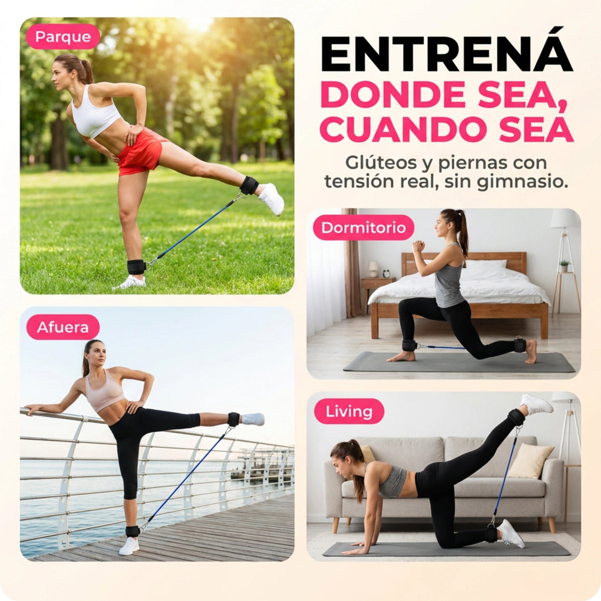BootyPump™ Kit Polea de Glúteos Voltra® - Voltra Argentina