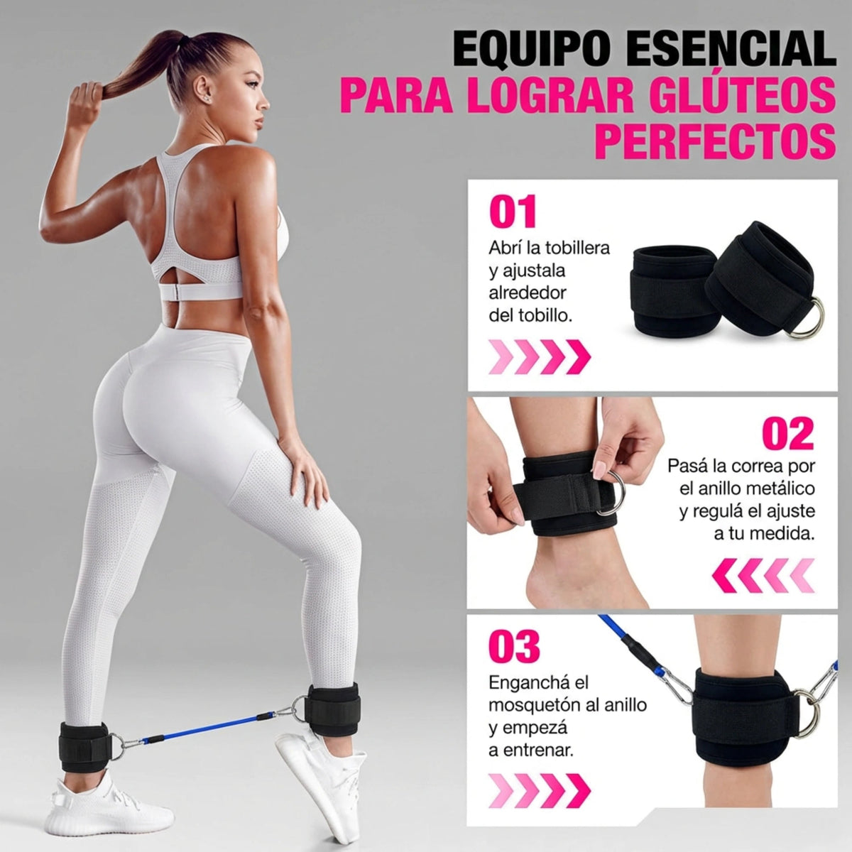 BootyPump™ Kit Polea de Glúteos Voltra® - Voltra Argentina