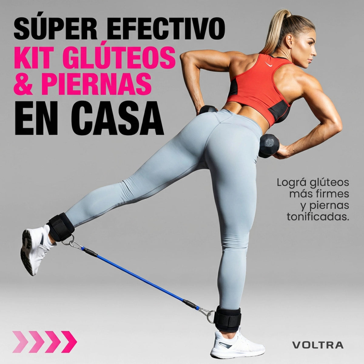 BootyPump™ Kit Polea de Glúteos Voltra® - Voltra Argentina